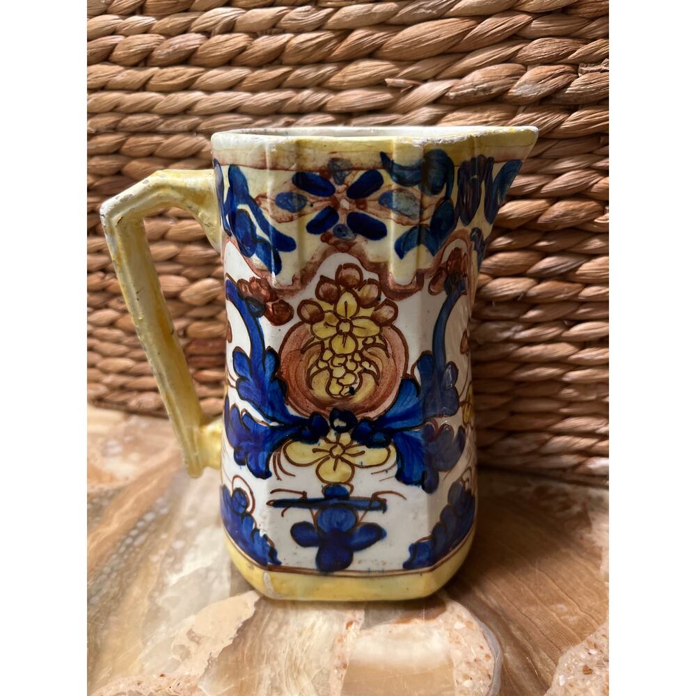 Made in Spain Painted Pitcher